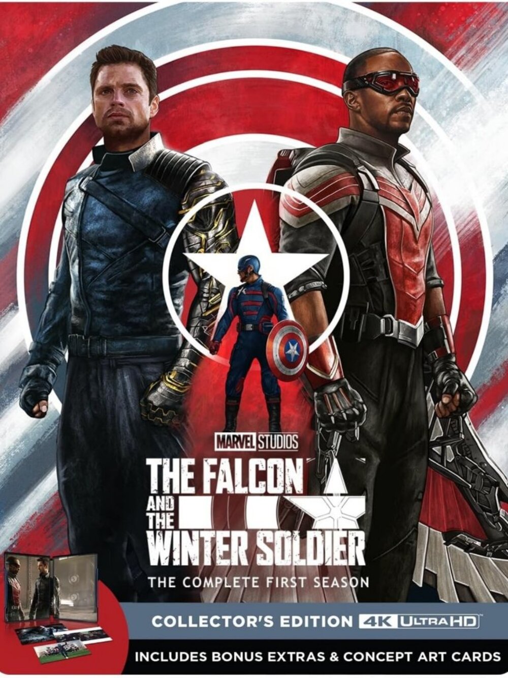 Falcon & Winter Soldier Season 1 - 4K UHD Blu-ray, Action-Packed Marvel Series